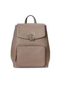 Lauren Ralph Lauren - LAUREN RALPH LAUREN Plecak Medium Cameryn 431969355003 Brązowy. Kolor: brązowy. Materiał: skóra