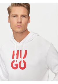 Hugo Bluza Daltorreson 50523848 Biały Regular Fit. Kolor: biały. Materiał: bawełna #3