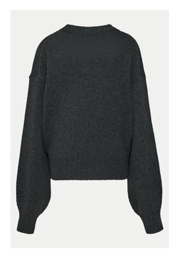 ROTATE Sweter 1133771745 Szary Oversize. Kolor: szary. Materiał: wełna, syntetyk