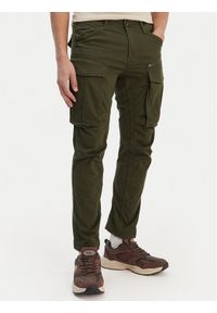 G-Star RAW - G-Star Raw Spodnie materiałowe Rovic D02190-5126 Zielony Regular Fit. Kolor: zielony. Materiał: syntetyk #1
