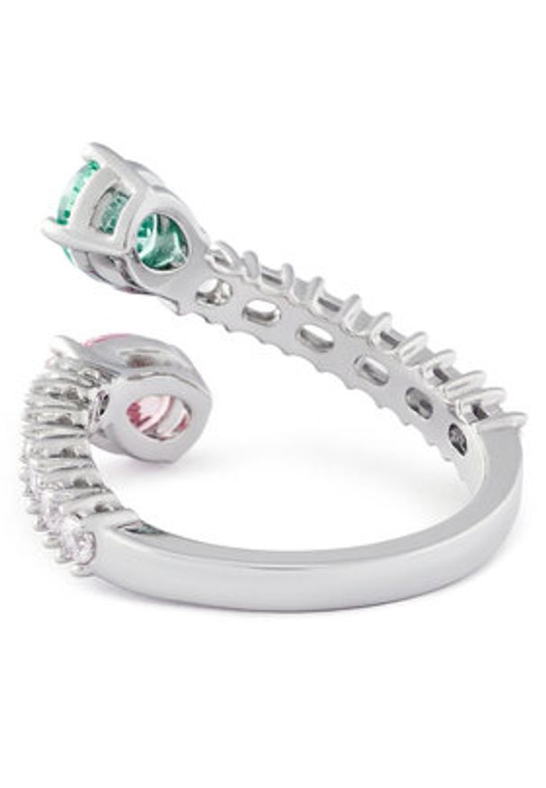 Swarovski Pierścionek 5737373 Srebrny. Materiał: metalowe. Kolor: srebrny