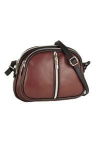 Barberinis - Listonoszka bordowa BARBERINI'S skórzana 03-5. Kolor: czerwony. Materiał: skórzane. Rodzaj torebki: na ramię #1