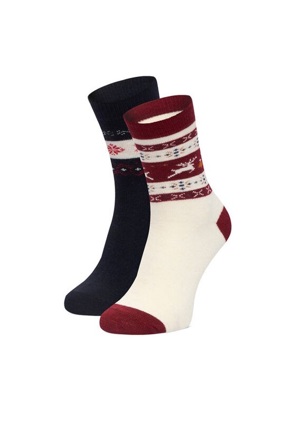 Gino Rossi - GINO ROSSI Skarpety długie CEO_BR_GR_005_W_AW25 (2 PACK) Kolorowy. Materiał: poliester. Wzór: kolorowy