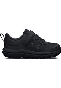 Buty dla dzieci Under Armour Assert 10 AC TD 'Triple Black'. Kolor: czarny. Materiał: materiał. Sport: turystyka piesza #1