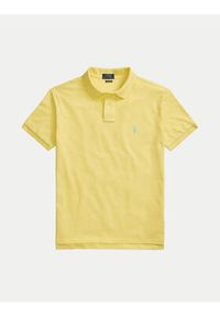 Polo Ralph Lauren Polo Core Replen 710795080 Żółty Slim Fit. Typ kołnierza: polo. Kolor: żółty. Materiał: bawełna #3