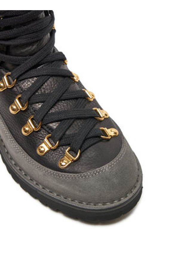 Fracap Trapery Magnifico MA172 Czarny. Kolor: czarny. Materiał: zamsz, skóra