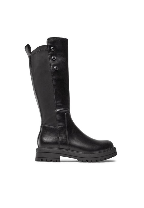 DeeZee Kozaki CS2922-15 Czarny. Kolor: czarny. Materiał: skóra