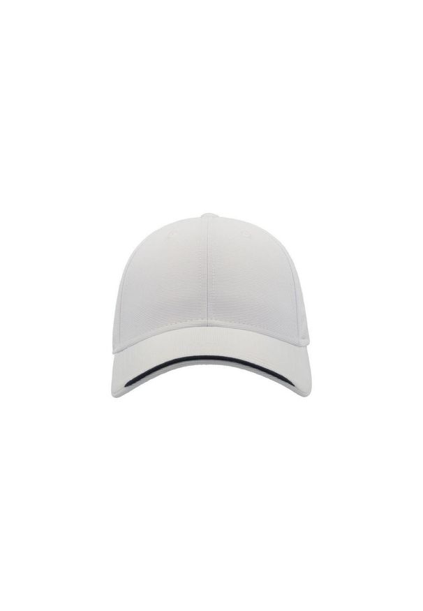 ATLANTIS - Estoril Jacquard Weave 6 Panel Cap. Kolor: biały