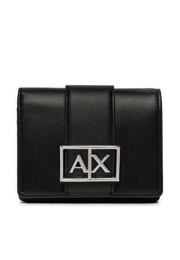 Portfel damski Armani Exchange. Kolor: czarny