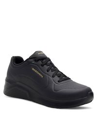skechers - Skechers Sneakersy UNO LITE 8750063 BBK Czarny. Kolor: czarny. Materiał: syntetyk