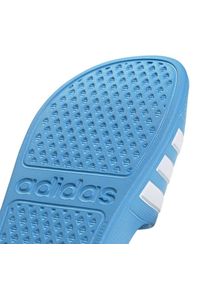 Adidas - Klapki adidas Adilette Aqua Slides Jr ID2621 niebieskie. Okazja: na plażę. Kolor: niebieski. Materiał: syntetyk. Styl: sportowy #3