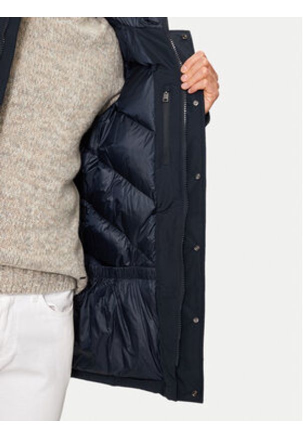 Woolrich Kurtka puchowa CFWOOU0487MRUT0001 Granatowy Regular Fit. Kolor: niebieski. Materiał: bawełna