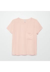 Cropp - Wiskozowa bluzka - Różowy. Kolor: różowy. Materiał: wiskoza #1