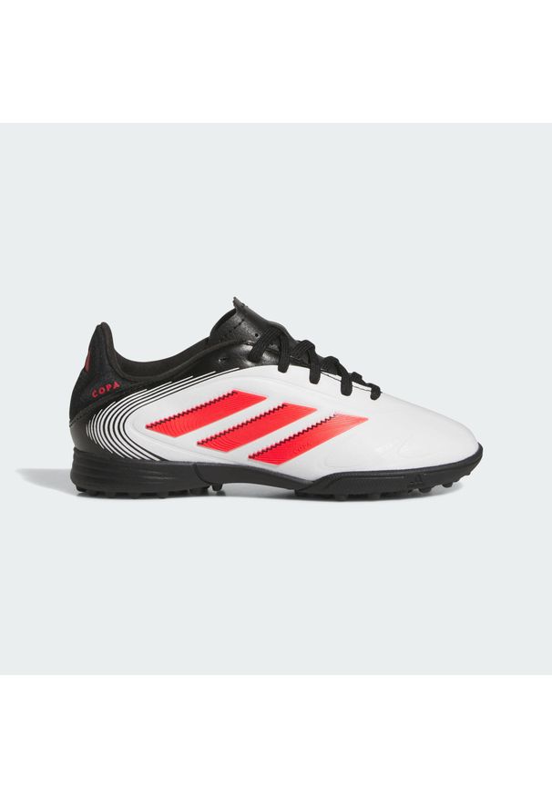 Adidas - Buty Copa Pure 3 League TF Kids. Kolor: wielokolorowy, biały, czerwony, czarny. Materiał: materiał. Sport: piłka nożna