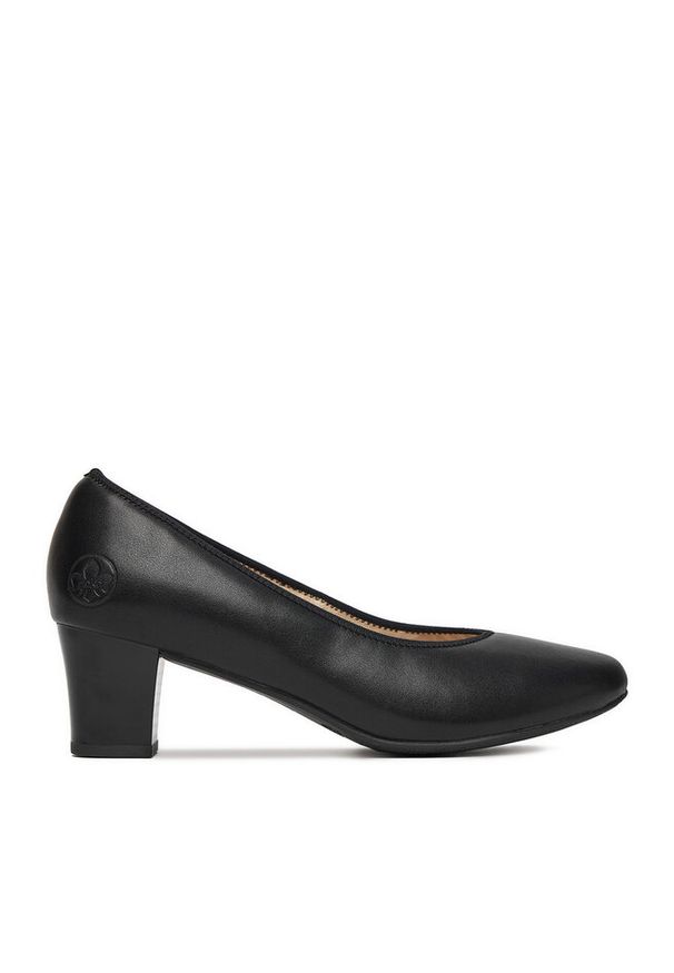 Półbuty Rieker. Kolor: czarny