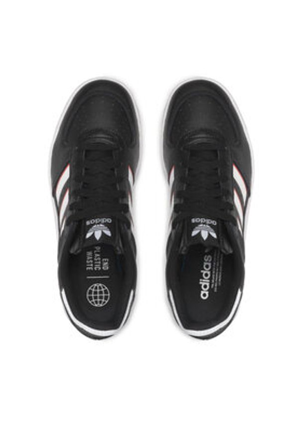 Adidas - adidas Sneakersy G.S. Court GX7029 Czarny. Kolor: czarny. Materiał: skóra