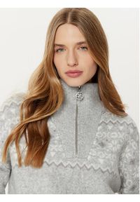 Guess Sweter W4PR1A Z3LQ0 Szary Regular Fit. Kolor: szary. Materiał: syntetyk #4