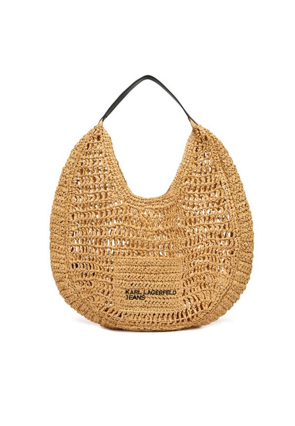 Karl Lagerfeld Jeans Torebka B2W50050 Beżowy. Kolor: beżowy