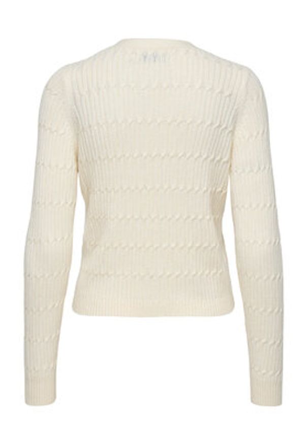 only - ONLY Kardigan Katia 15310902 Beżowy Regular Fit. Kolor: beżowy. Materiał: syntetyk