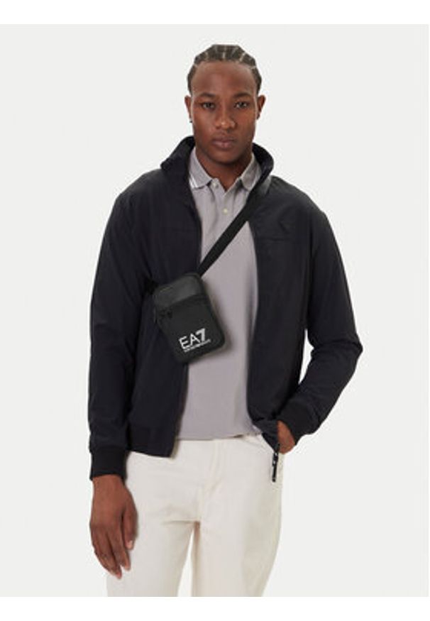 EA7 Emporio Armani Saszetka 7X000391 AF19722 UC001 Czarny. Kolor: czarny. Materiał: materiał