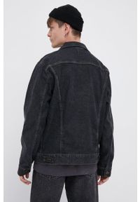 Lee Kurtka jeansowa męska kolor czarny przejściowa. Okazja: na co dzień. Kolor: czarny. Materiał: jeans. Styl: casual #6