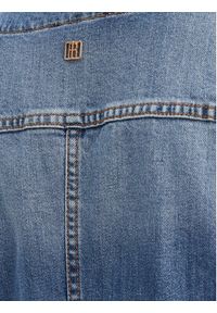 Fracomina Kurtka jeansowa FR26SJ4007D40902 Niebieski Regular Fit. Kolor: niebieski. Materiał: bawełna #5