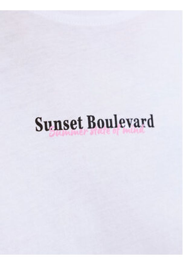 Jack & Jones T-Shirt City Photoprint 12288353 Biały Regular Fit. Kolor: biały. Materiał: bawełna