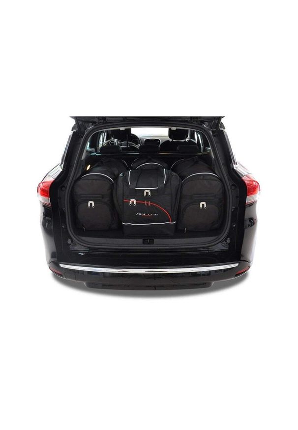 KJUST - Torby Do Bagażnika Renault Clio Grandtour 2013-2019 4Szt Kjust. Kolor: czarny. Styl: sportowy