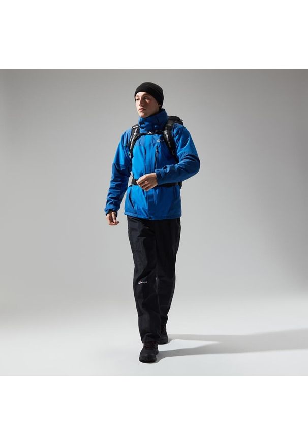 Spodnie GORE-TEX męskie Berghaus Hillwalker. Kolor: czarny. Technologia: Gore-Tex