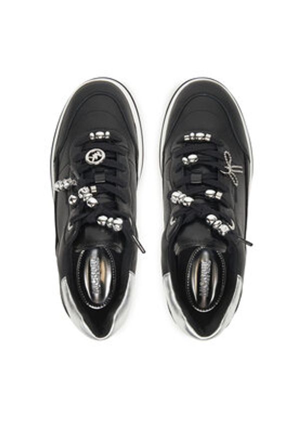 MICHAEL Michael Kors Sneakersy Hayes 43F5HYFS2L Czarny. Kolor: czarny. Materiał: skóra