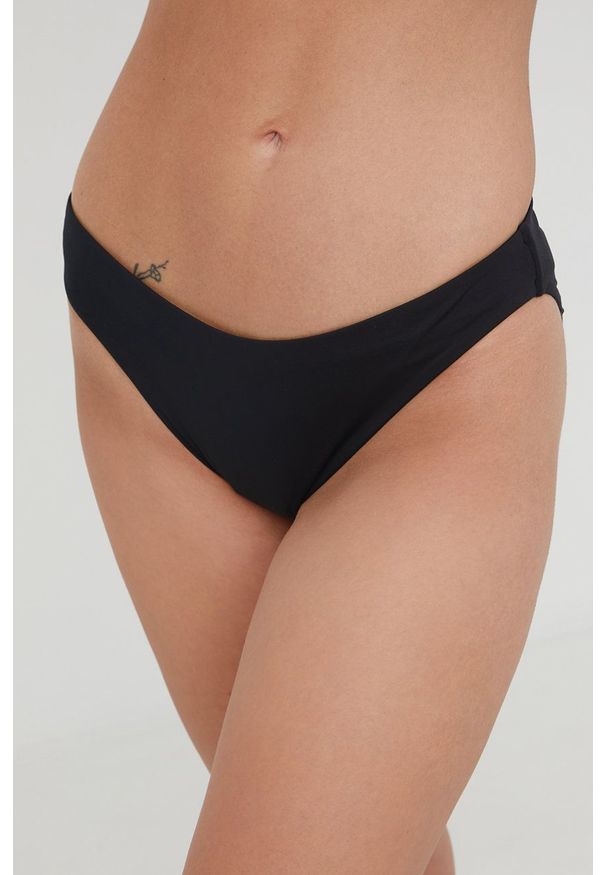 Calvin Klein figi kąpielowe kolor czarny. Kolor: czarny. Materiał: materiał, dzianina