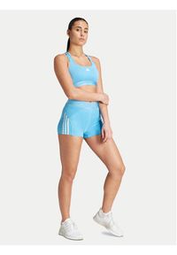 Adidas - adidas Szorty sportowe Hyperglam IR5526 Błękitny Slim Fit. Kolor: niebieski. Materiał: syntetyk #4