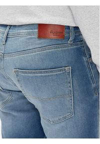 Pepe Jeans Szorty jeansowe PM801075 Niebieski Slim Fit. Kolor: niebieski. Materiał: bawełna #5