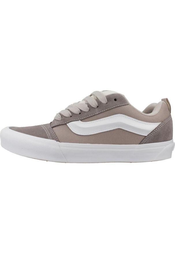 Vans - Buty VANS KNU SKOOL Szary. Kolor: szary. Materiał: skóra, tkanina