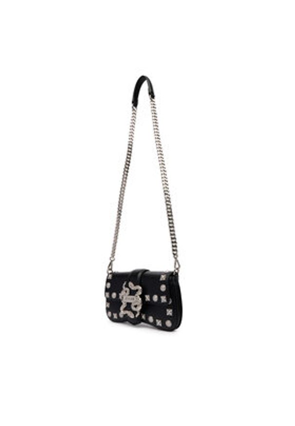 Just Cavalli Torebka 80RA4BA7 ZSE07 Czarny. Kolor: czarny. Materiał: skórzane