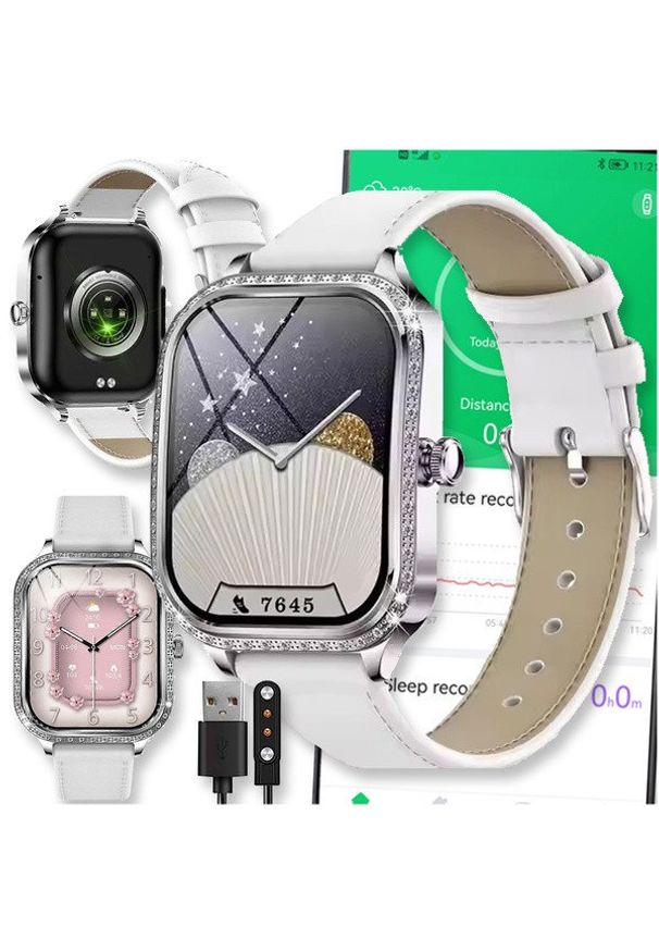 Diaway - SMARTWATCH WATCH ZEGAREK AMOLED BLUETOOTH ROZMOWY MENU PL DAMSKI SMARTBAND MK88. Rodzaj zegarka: smartwatch