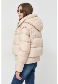 Miss Sixty kurtka puchowa damska kolor beżowy zimowa. Okazja: na co dzień. Kolor: beżowy. Materiał: puch. Sezon: zima. Styl: casual #9