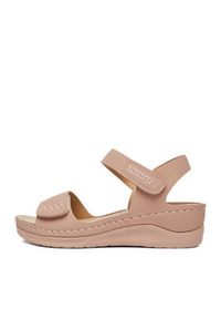 Go Soft Sandały CEO-W23206 Różowy. Kolor: różowy. Materiał: skóra #9