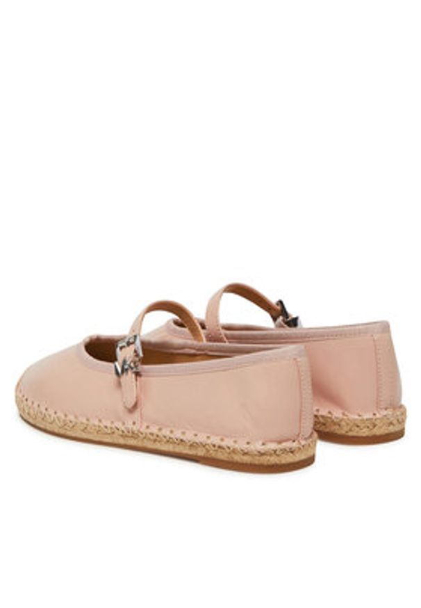 MICHAEL Michael Kors Espadryle 40S5LYFP2L Różowy. Kolor: różowy. Materiał: skóra