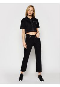 Levi's® Jeansy Cropped Fit 501® Original 36200-0085 Czarny Cropped Fit. Kolor: czarny #160