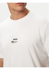 BOSS T-Shirt TS_Network Photo 50564740 Biały Regular Fit. Kolor: biały. Materiał: bawełna #3