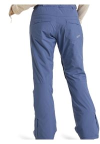 Roxy - Spodnie snowboardowe damskie ROXY Backyard. Kolor: szary, niebieski, wielokolorowy. Sezon: zima. Sport: snowboard
