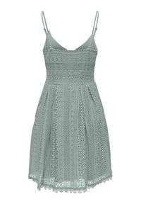 only - ONLY Sukienka letnia Helena 15204799 Zielony Regular Fit. Kolor: zielony. Materiał: bawełna. Sezon: lato #4