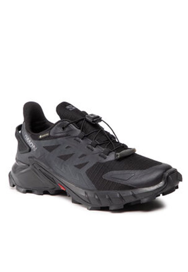 salomon - Salomon Buty do biegania Supercross 4 Gtx W GORE-TEX 417339 20 V0 Czarny. Kolor: czarny. Materiał: materiał. Technologia: Gore-Tex