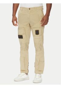 Aeronautica Militare Spodnie materiałowe 251PA1387CT1493 Beżowy Regular Fit. Kolor: beżowy. Materiał: bawełna