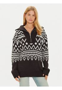 Brave Soul Sweter LK-230NAVHO Czarny Regular Fit. Kolor: czarny. Materiał: syntetyk #1