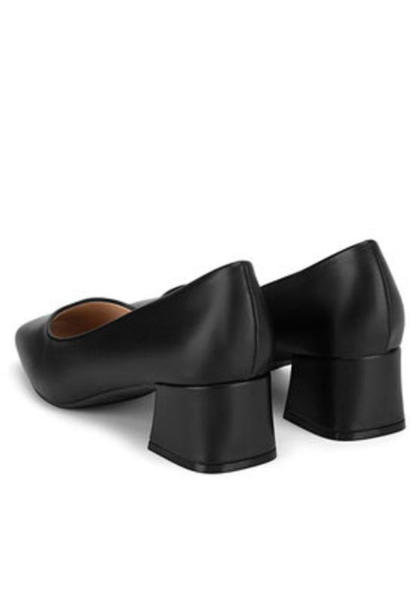 Clara Barson Czółenka WFA3007-1 Czarny. Kolor: czarny. Materiał: skóra