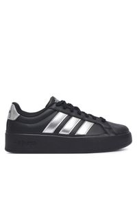 Adidas - adidas Sneakersy Streettalk Bold Shoes Junior KI1795 Czarny. Kolor: czarny. Materiał: skóra #1