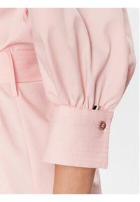BOSS - Boss Sukienka 50484828 Różowy Relaxed Fit. Kolor: różowy. Materiał: bawełna #3