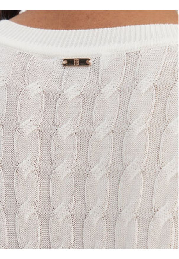 Fracomina Kardigan FR26ST8023K547R9 Écru Regular Fit